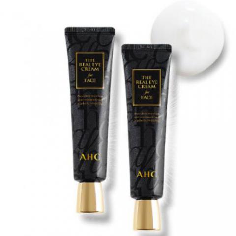 AHC 臻致多效护理眼霜套装 30ml*2 全脸可涂 改善细纹 淡化黑眼圈 提亮眼周 修护抗皱 凝润保湿